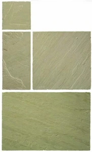 Global Stone Natural Sandstone York Green Paving, 285 x 570mm